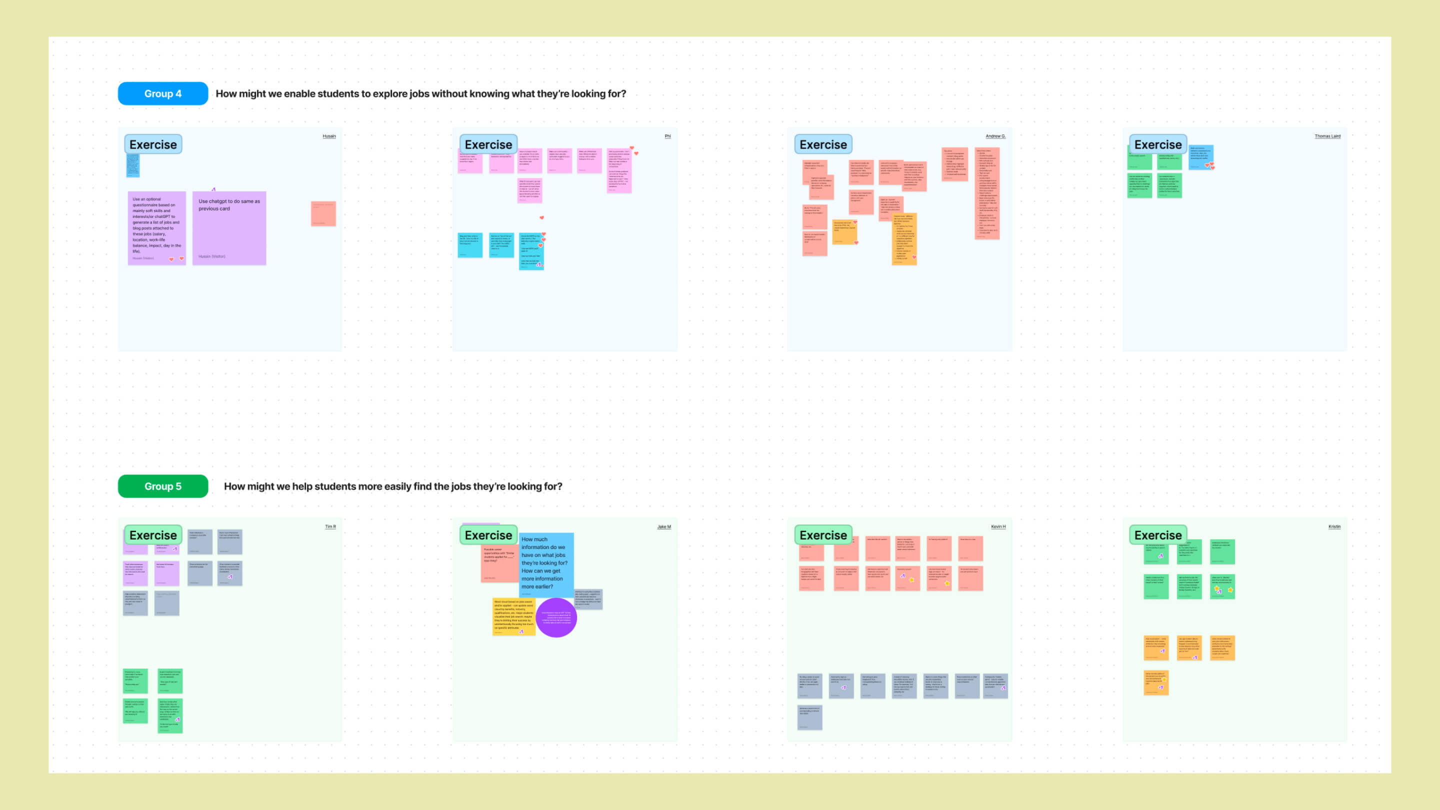 FigJam brainstorm board