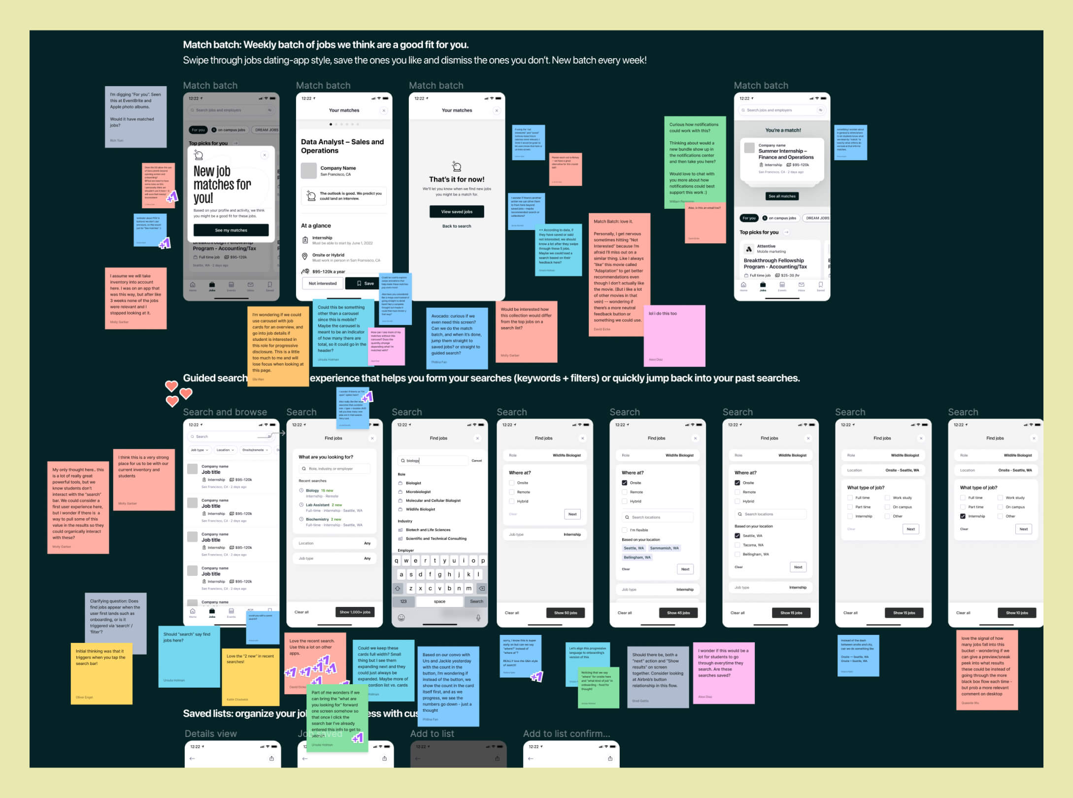 Exploratory design directions